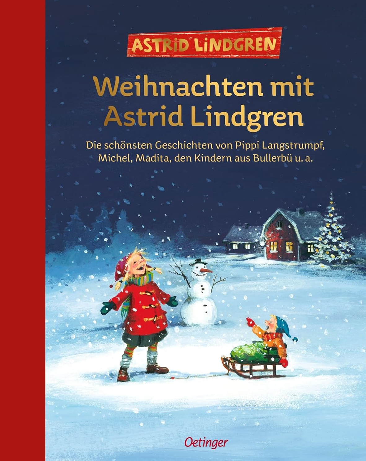 Buchcover von Weihnachten mit Astrid Lindgren.