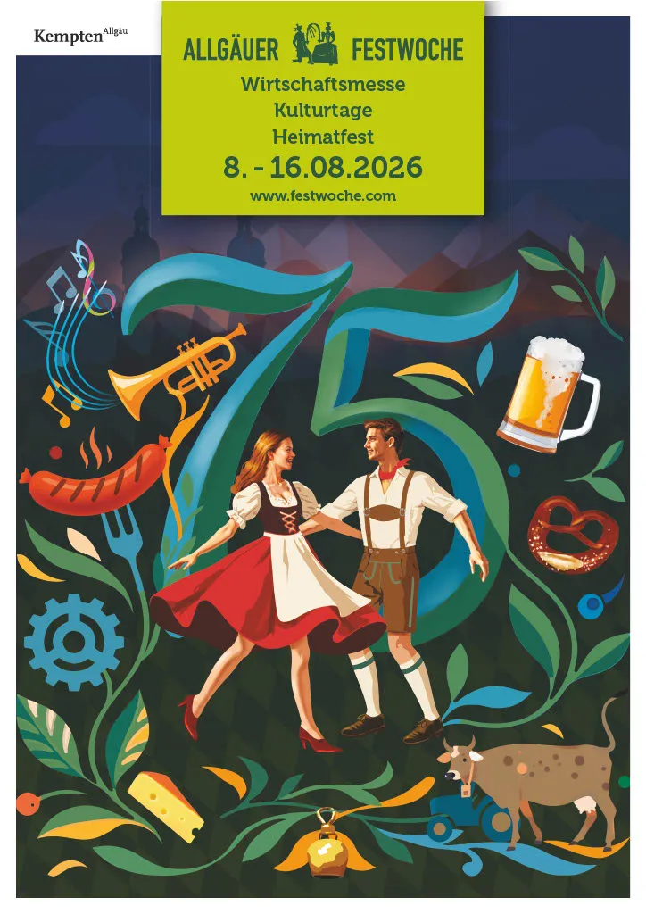 Gewinnerplakat der Allgäuer Festwoche