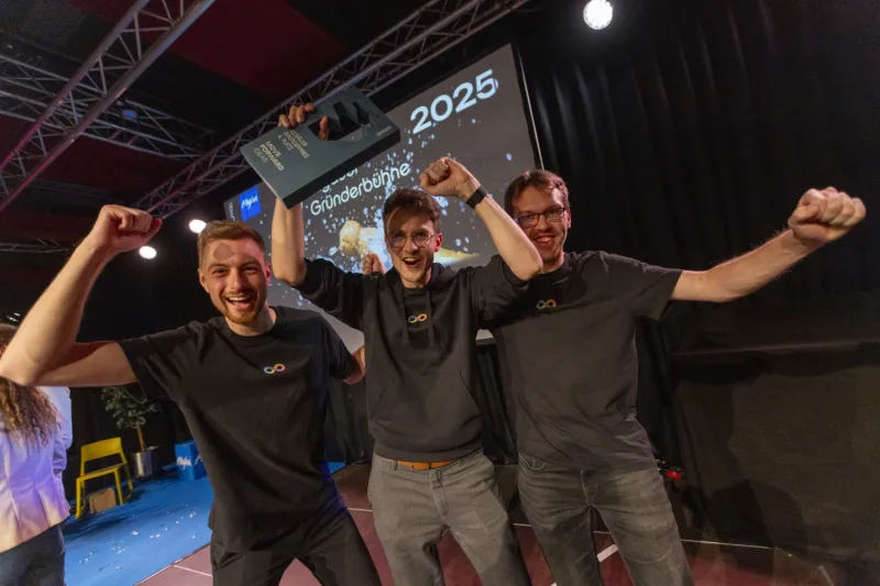 Die choosely-Gründer Marius Lieben, Dominik Baum und Tobias Stöffel standen letztes Jahr im Finale der Allgäuer Gründerbühne