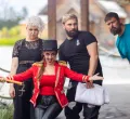 4 Aufguss-Master in Kostümen