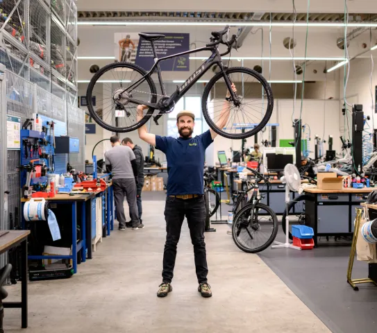 Refurbishment-Endprodukt in der Rebike-Werkstatt