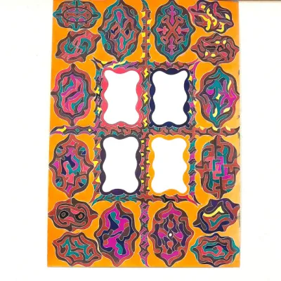 Diese Bilder und noch einige mehr wurden von Ende November bis Mitte Dezember 2025 im Haus International ausgestellt. Die Werke von  Máximo Budiel Vega geben Einblicke in Perus kulturelle Wurzeln sowie in das stille Erbe eines Künstlers