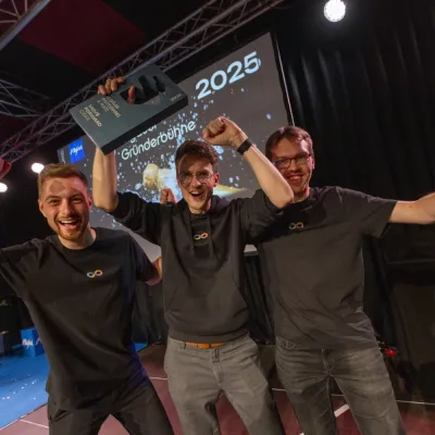 Die choosely-Gründer Marius Lieben, Dominik Baum und Tobias Stöffel standen letztes Jahr im Finale der Allgäuer Gründerbühne